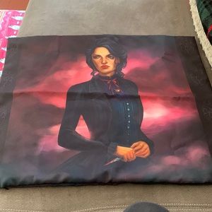 Audrey Rose pillow case and Thomas blanket from stalking Jack the Ripper series